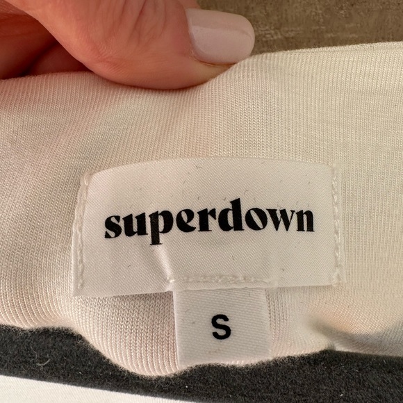 Superdown Al Square Neck Bodysuit - Size Small - Picture 6 of 7